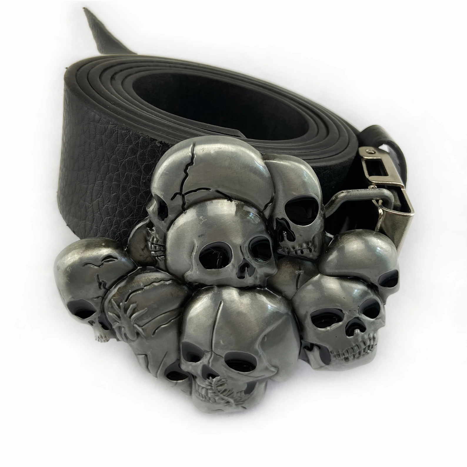 WesBuck Brand Cool Skulls Metal Vintage Belt Buckle Handmade Homemade Accessories Waistband DIY Western Cowboy Rock Style