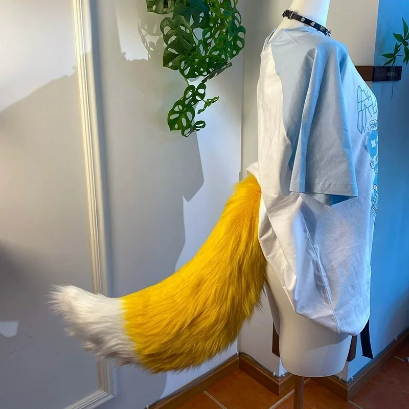 Customizable Colors/Fox Tail Wolf Tail Large 70CM Multi Color COS Manga Exhibition Handmade Beast Tail Prop
