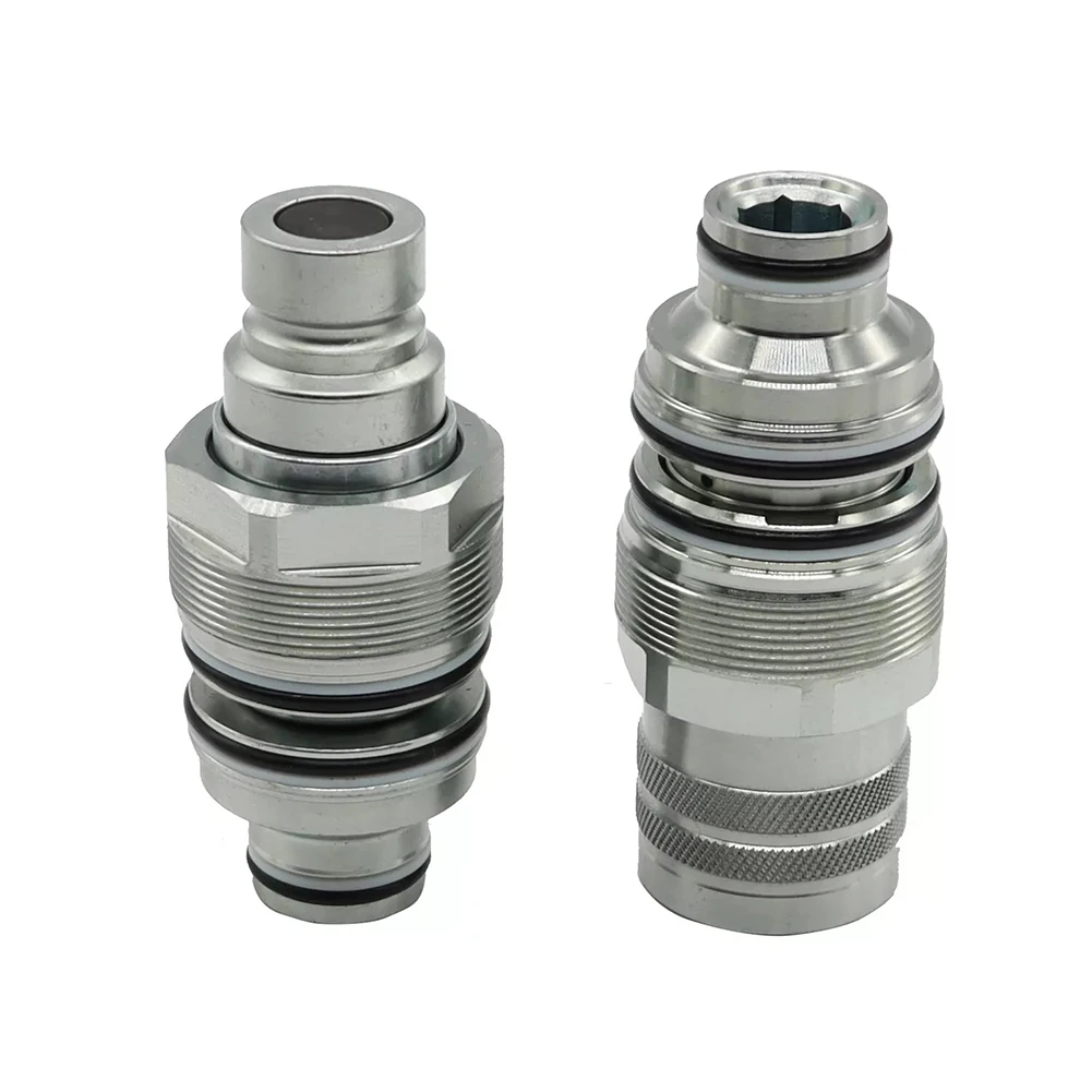 

Flat Connector Flat Face Coupler Kit Anti-Corrosion Coating Hardened Steel Structure For Construction Equipment
