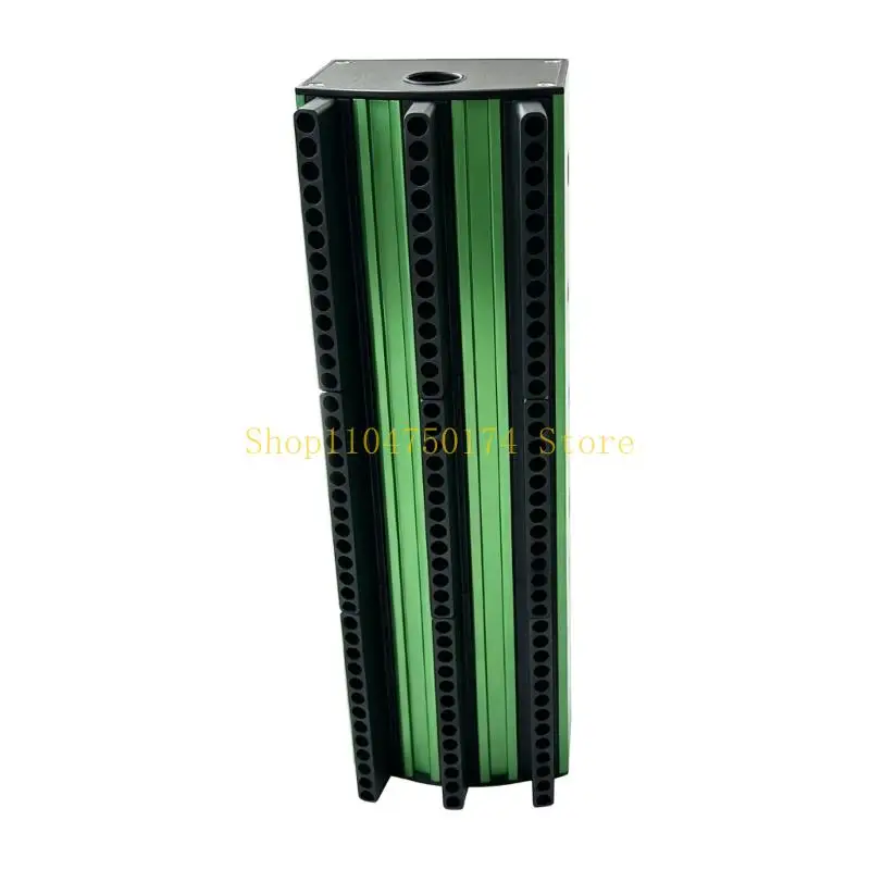 Screwdriver Bit and Screwdriver Storage Rack, Aluminum Station with Three Raised Rows and Wall-Mounting Structure for Vertical