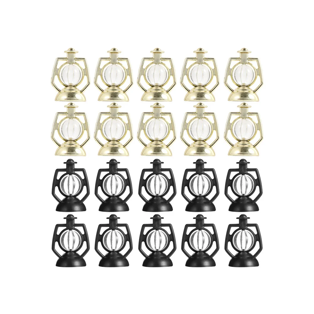 

40Pcs Retro Fake Oil Light Pendant Christmas Hanging Artificial Oil Lamp Xmas Tree Decoration Simulation Decor