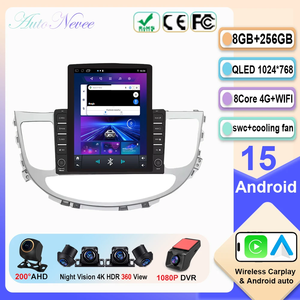 9.7" Android 15 Car…