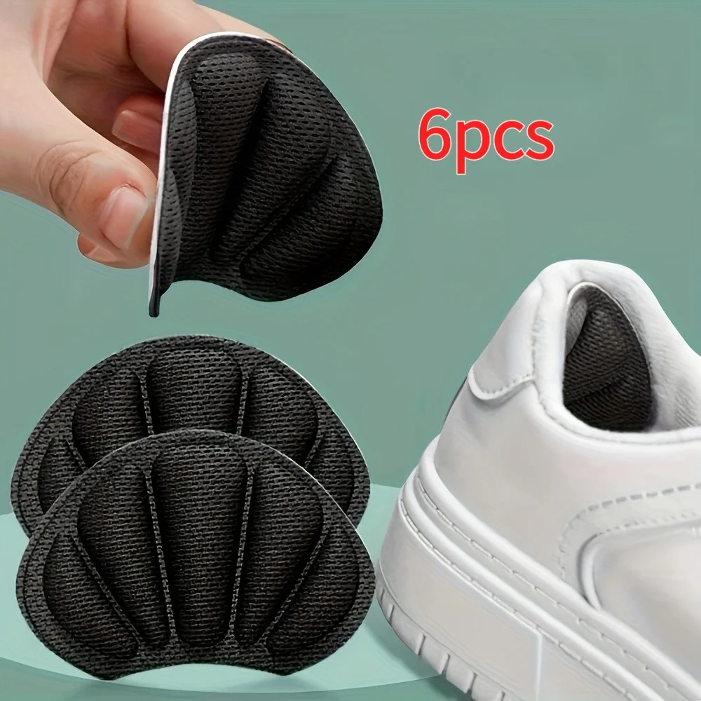 6PCS Sport Sneaker Insole Patch Anti-wear Heel Cushion Anti-Drop Sticker Foot Pad Friction Reduction Anti-Blister for Shoes