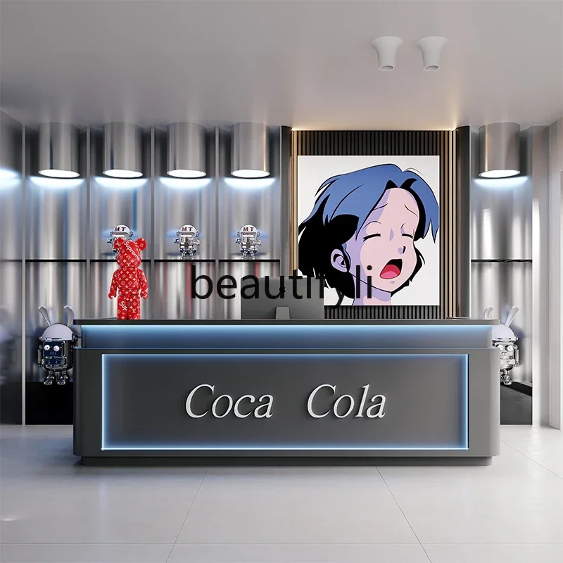 

A17 Beauty salon checkout page Milk tea shop Bar company Hotel reception desk