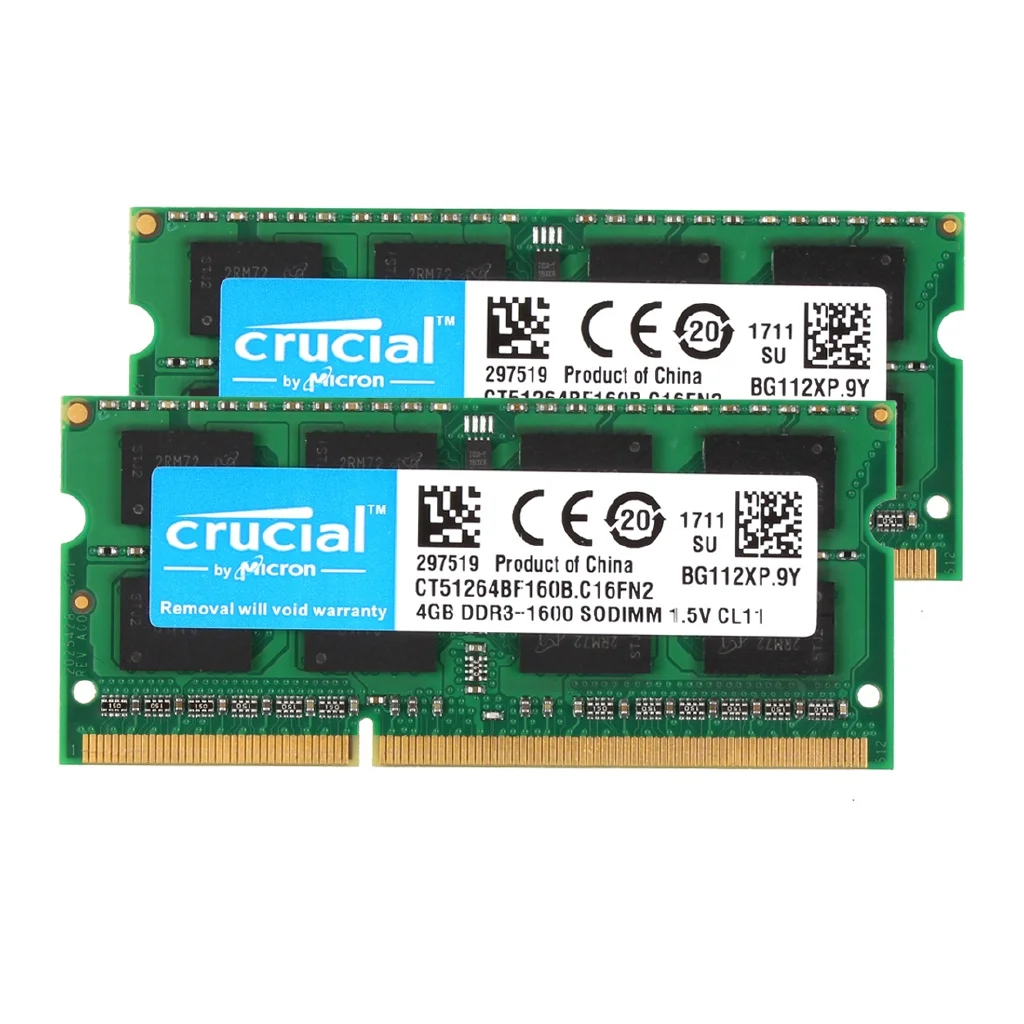 حاسمة دفتر DDR3 RAM DDR3L 4GB 8GB SODIMM 1333 1666MHz 204Pin 1.35V/1.5V RAM PC3-10600 12800 لأجهزة الكمبيوتر المحمول #6