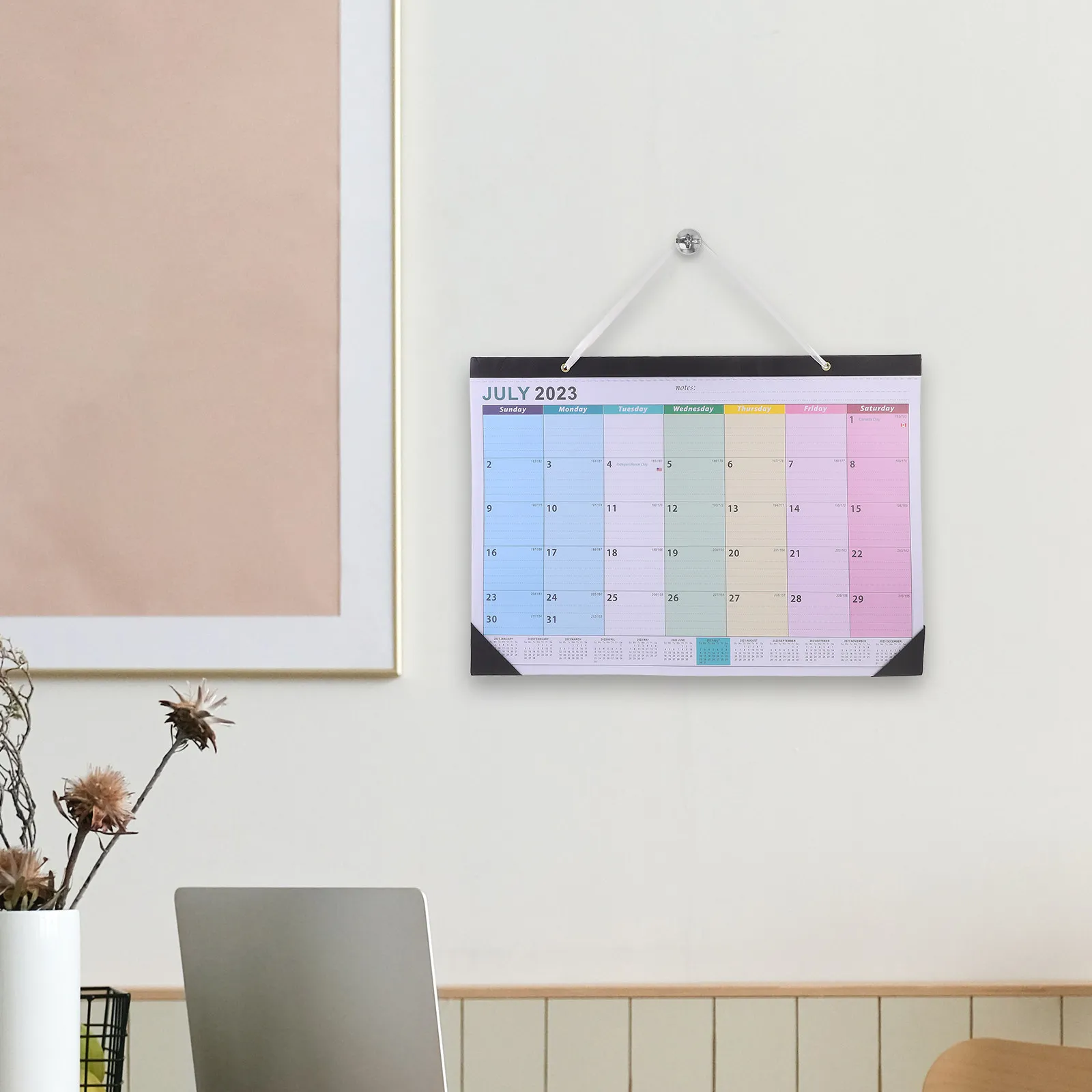 1Pcs 2023 Simple Stylish Desktop Calendar Modern Compact Design with Clear Printed Pages for Daily Planning Decoration Calendar