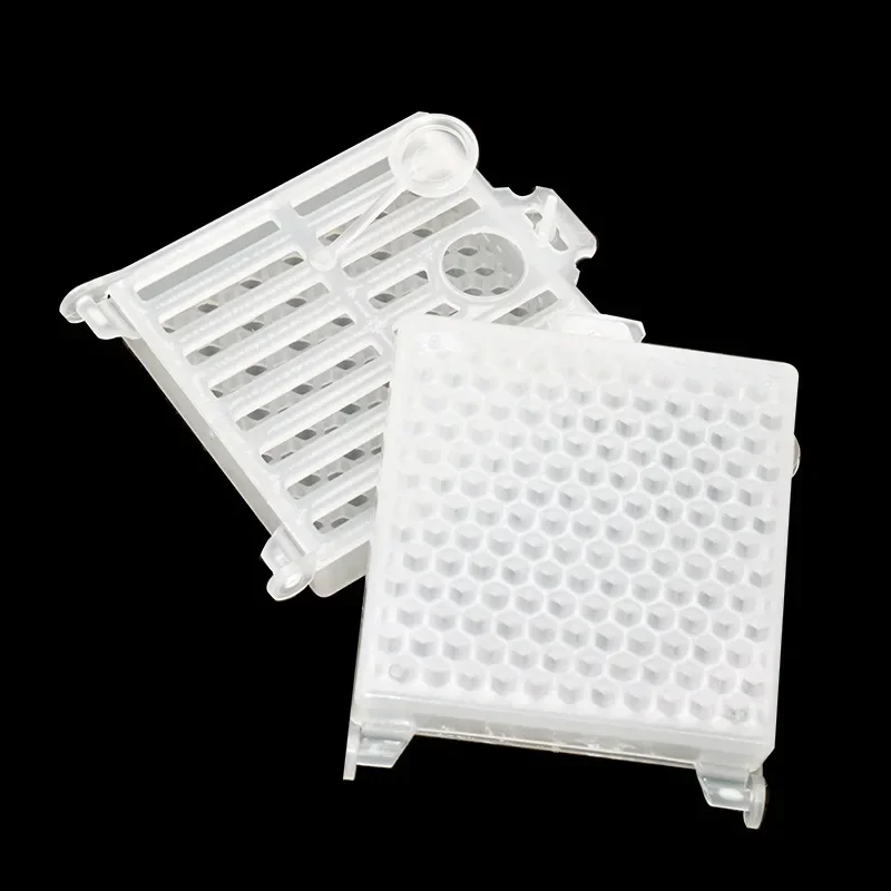 A 50PCS Honeycomb mailing cage, multifunctional plastic prisoner cage, exclusively for queen bees