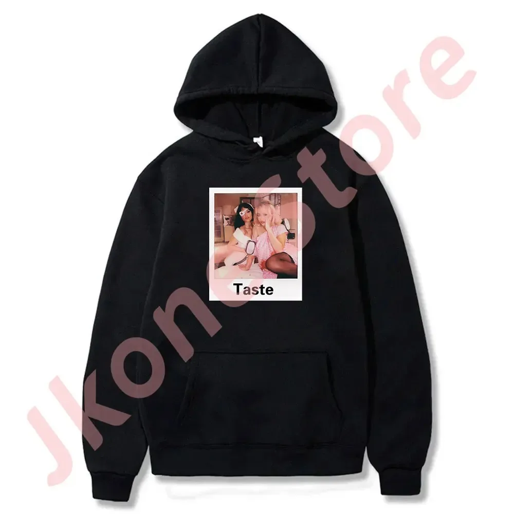 Sabrina Carpenter Taste Photo Hoodies Merch Short n' Sweet Tour Logo Pullovers Women Men Fashion Casual Sweatshirts