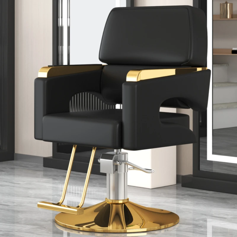 

Hair Salon Collapsible Barber Chair Barbershop Perm And Dye Specific Simple Barber Chair Chaise Coiffeuse Salon Furniture QF50BC