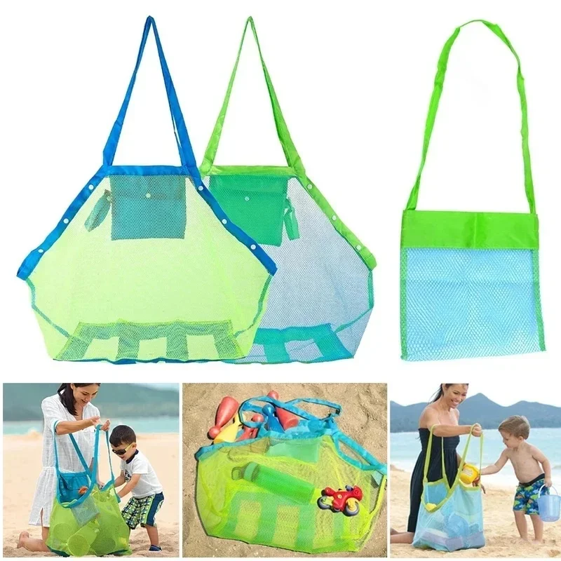 1/3pcs Protable Beach Bag Anti-sand Net for Kids Beach Toy Towel Storage Mesh Travel Large Toy Outdoor Waterproof Storage Bags