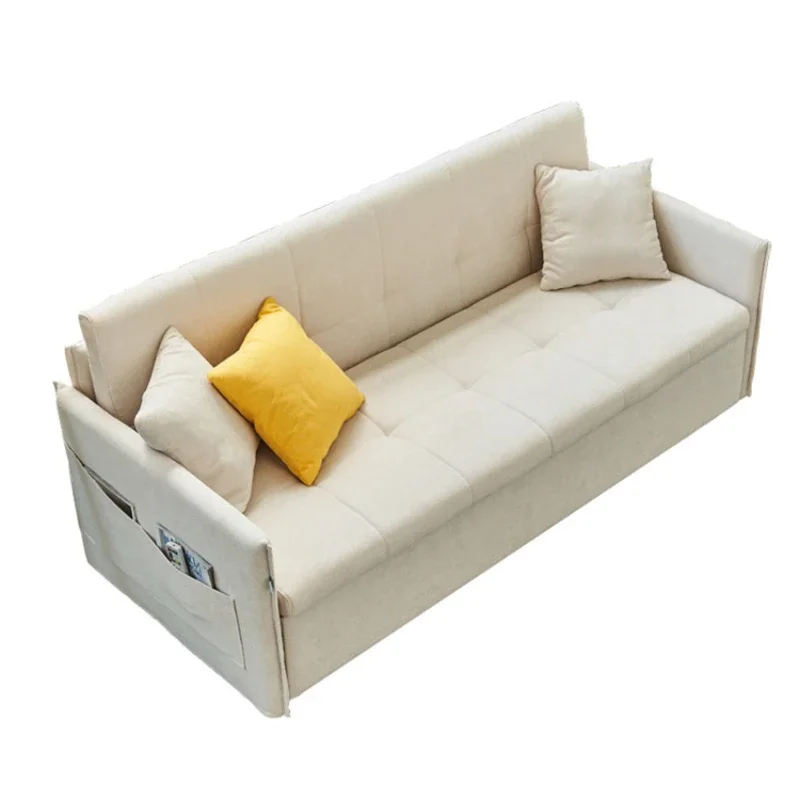 SA-17 Sofa Bed Foldable Dual-Use Living Room Double Multi-Functional Small Apartment Push-Pull Storage