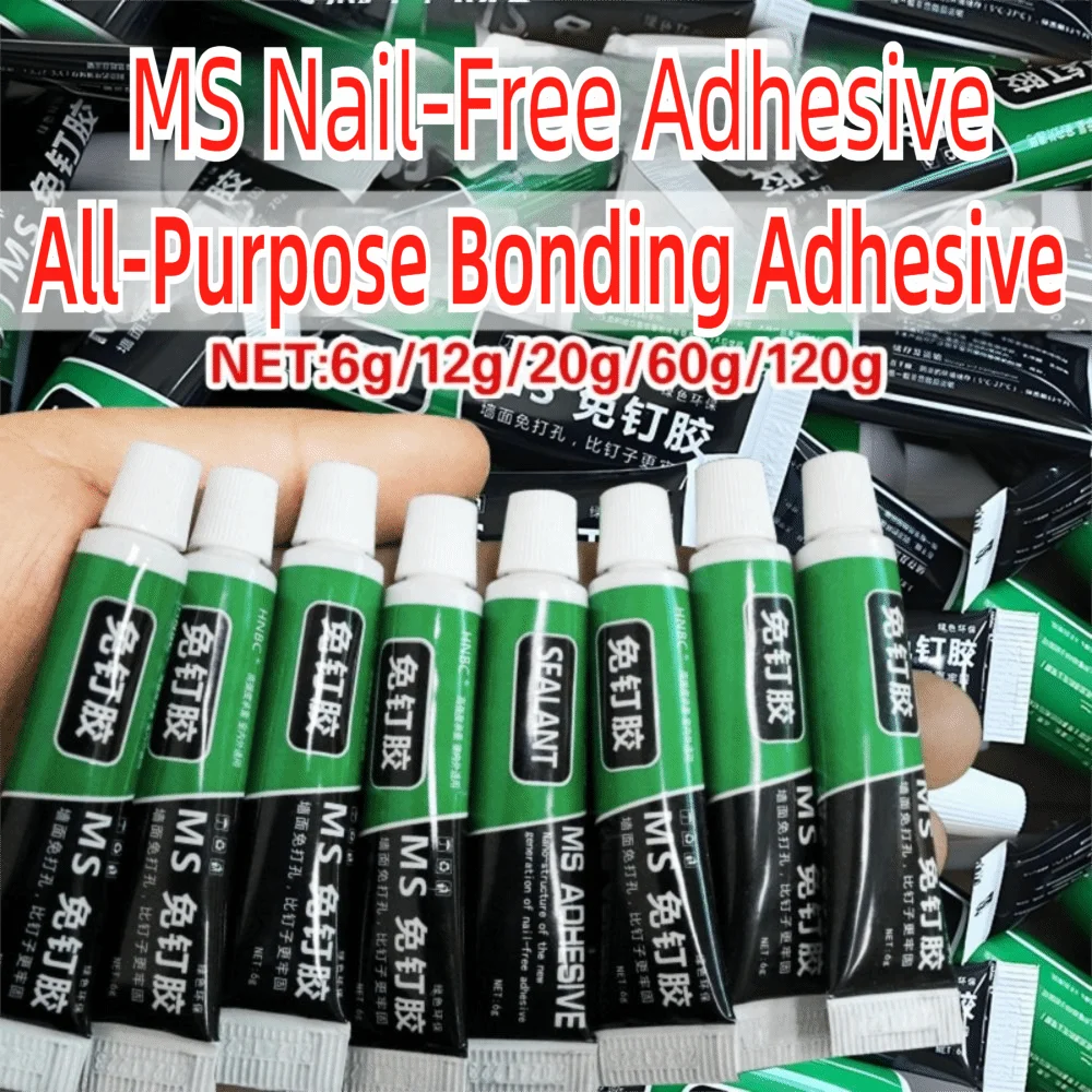 New Quick Drying All-Purpose Glue Waterproof Strong Bonding Nail-Free Adhesive Construction Adhesive Tile Installation