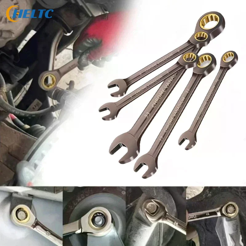 Universal Torx Wrench Adjustable Torque 8-22mm Ratchet Spanner for Bicycle Motorcycle Car Repair Tools Mechanical Tool