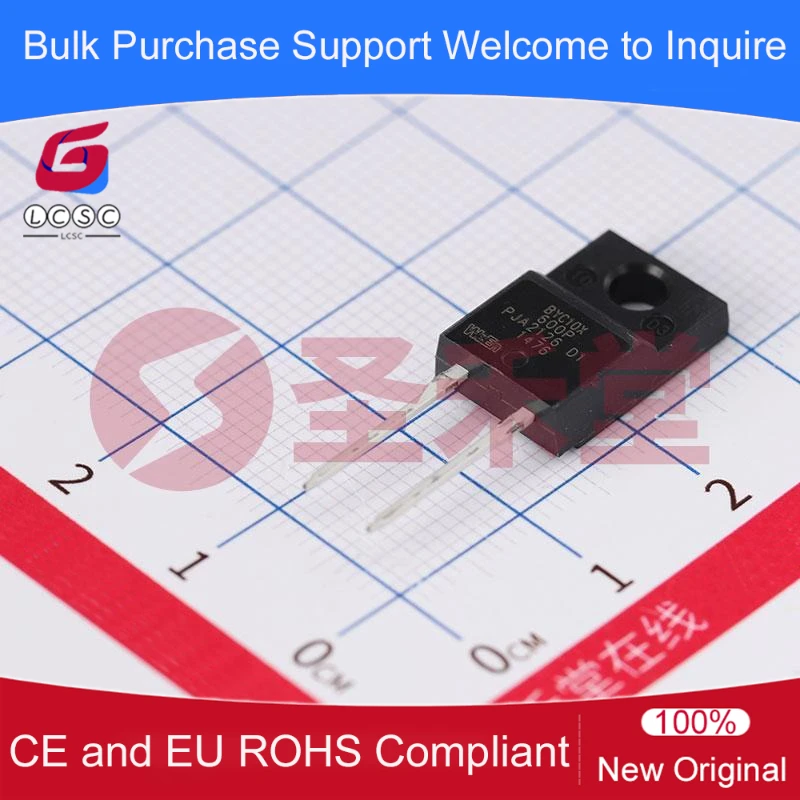 10Pcs/Original BYC10X-600PQ Universal Diode Independent 2.5V 10A 600V 10A Fast Recovery High-Efficiency Diode BYC10X 600P