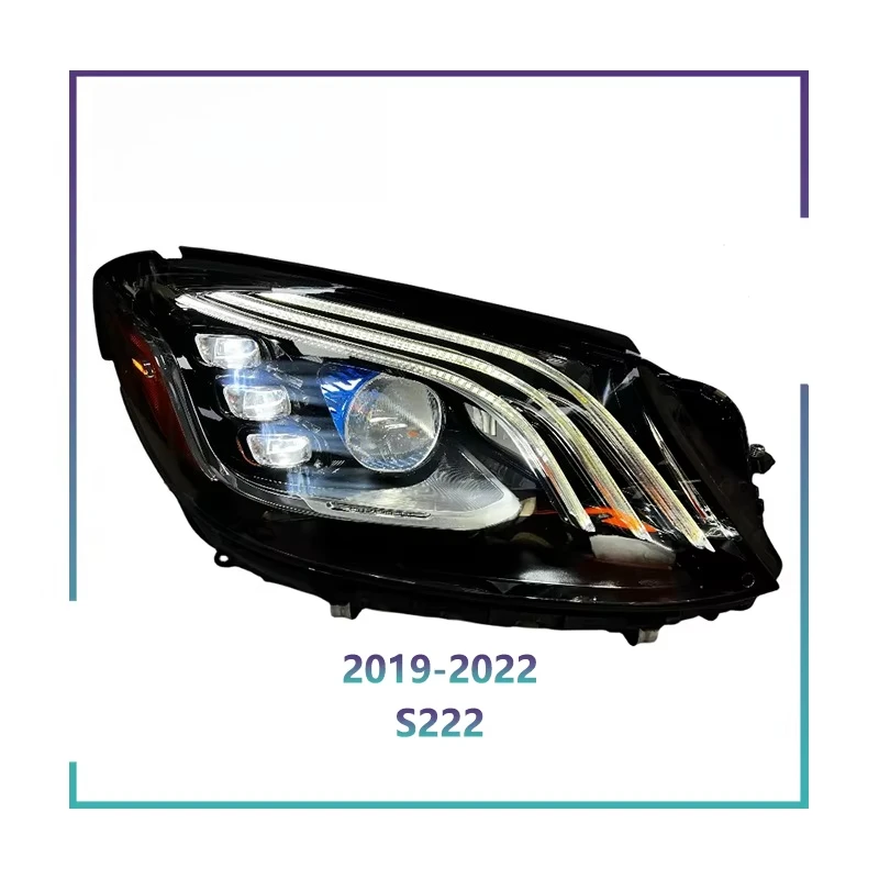 

Светодиодная фара 4V для автомобилей 2019 года, S-класс W222, сине-белая, 6000K, 36GHW