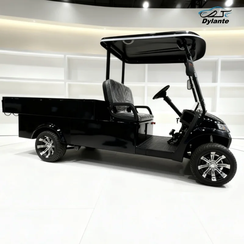 Hot Selling Factory Price 2 Seater Electric Utility Vehicle Club 72V 4 Wheel MacPherson Suspension Off-Road Hunting Golf Cart