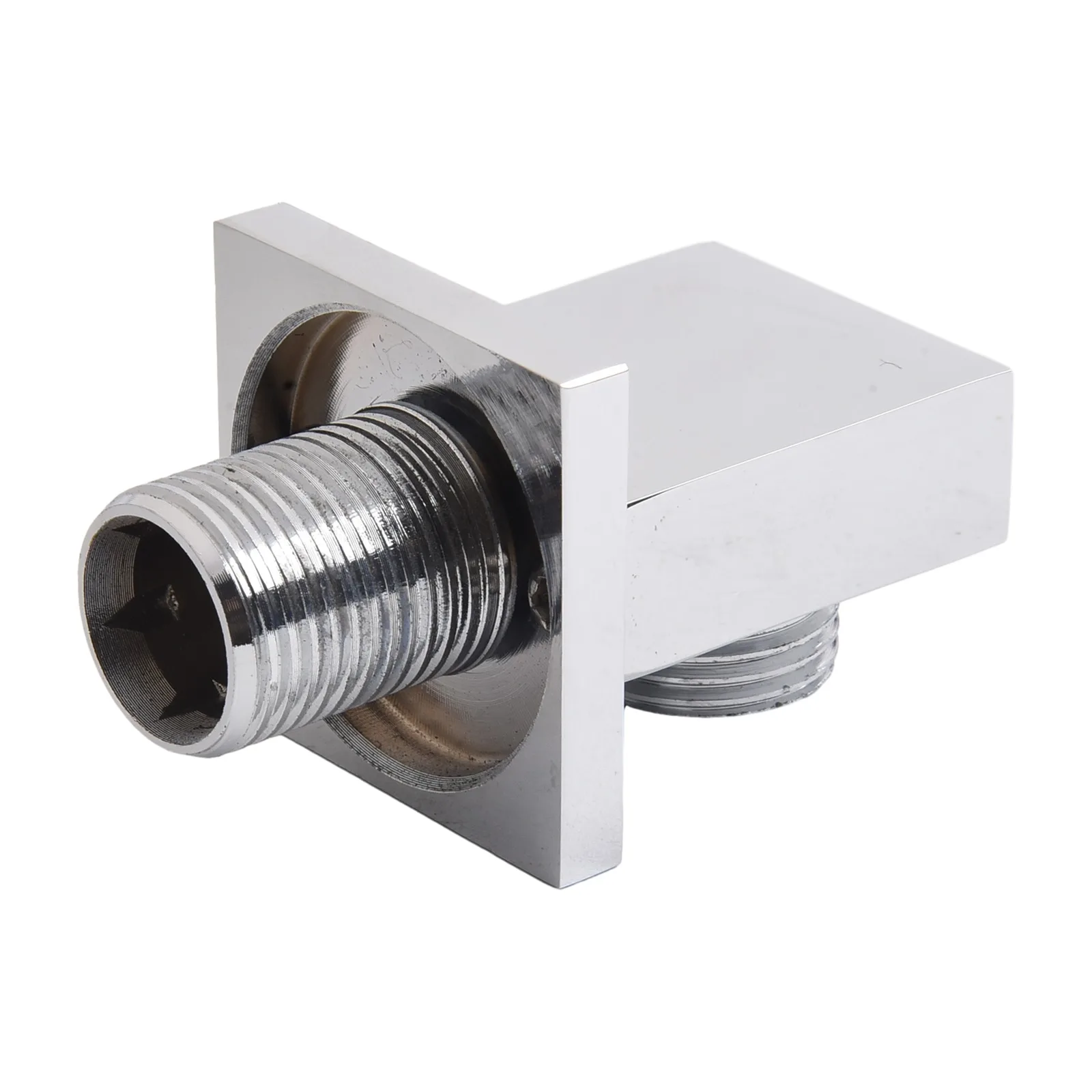 Shower Hose Connector G1 2in Wear-resistant Easy Installation Electroplated Silver For Hand-held Shower Nozzles