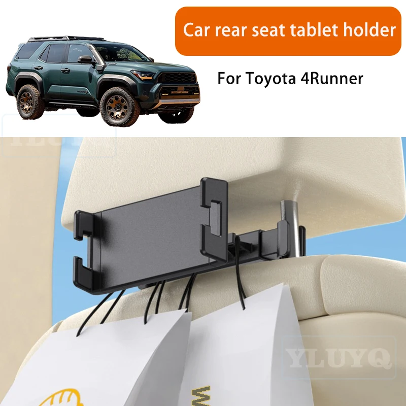 

For Toyota 4Runner Car Tablet Holder Rear Seat Phone Mount Rotatable Car-Specific Modification Accessory