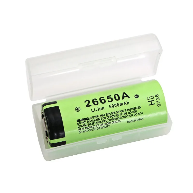 4~8 pack of 26650 batteries storage box lithium battery protection box plastic box