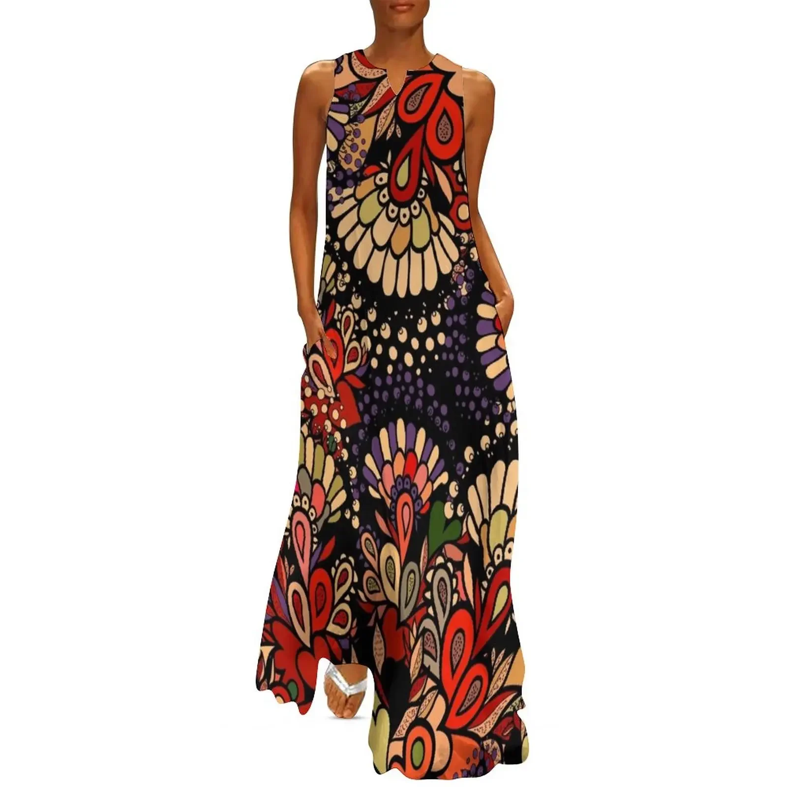 

Flower fantasy. Long Dress women's evening dress 2025 dresses for special events sexy dress