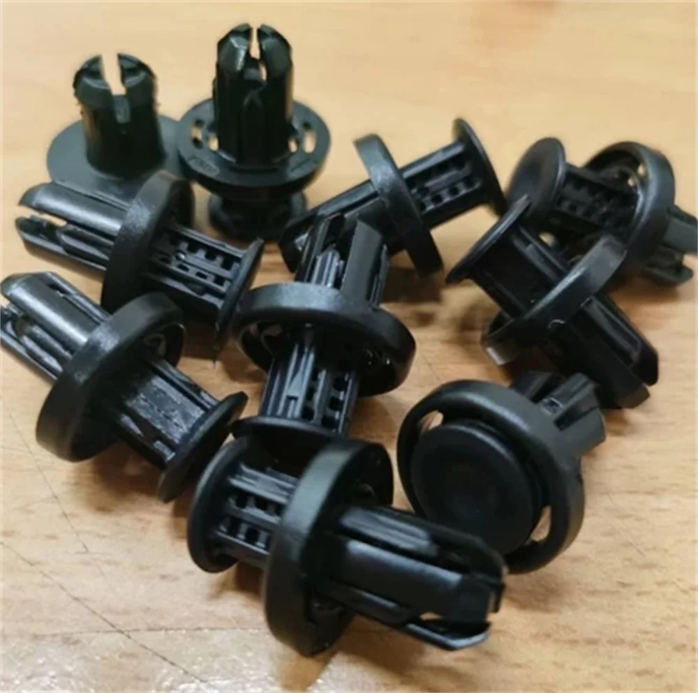 FDONG 20 Pcs of 10mm Front Rear Bumper hood Fender Splash Guard Retaining clips for Honda Push-Type Fastener Rivet