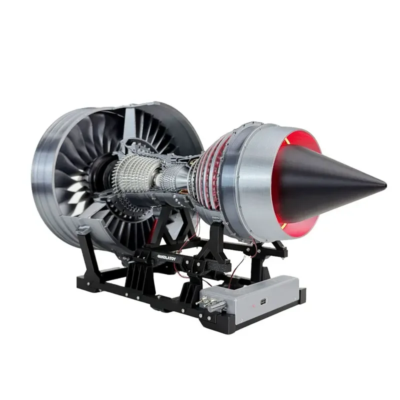 New 55cm Turbofan Engine Model PLA+ Material 3D Printing Process Exquisite Toy Gift