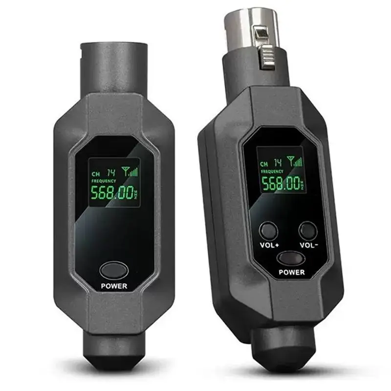 

Беспроводная аудиосистема ABNR XLR: конвертер-адаптер для микрофона, приемопередатчик 2.4G UHF