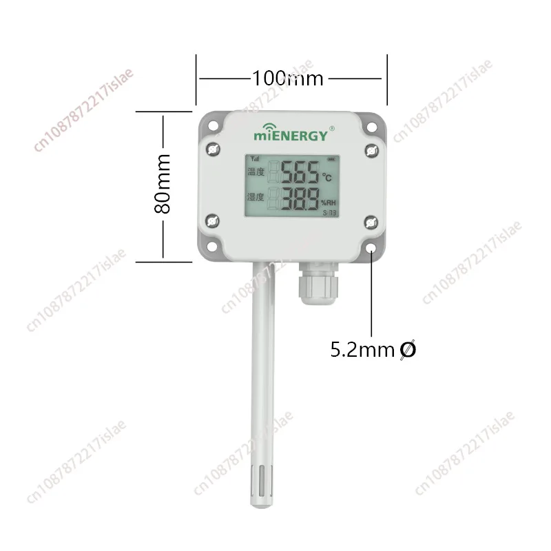 High precision temperature and humidity sensor RS485 industrial transmitter 4-20mA indoor greenhouse thermometer hygrometer