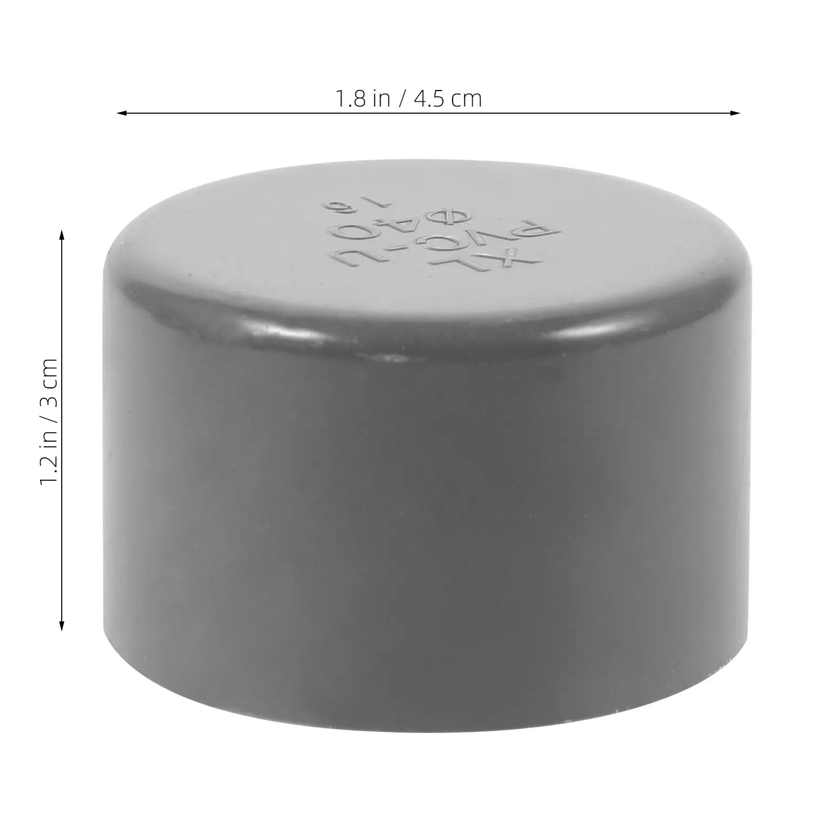 10Pcs PVC Pipe Plug Caps Sturdy Leak Prevention End Cap for Pipes Easy Install No Tools Required PVC Pipe End Protector Cap