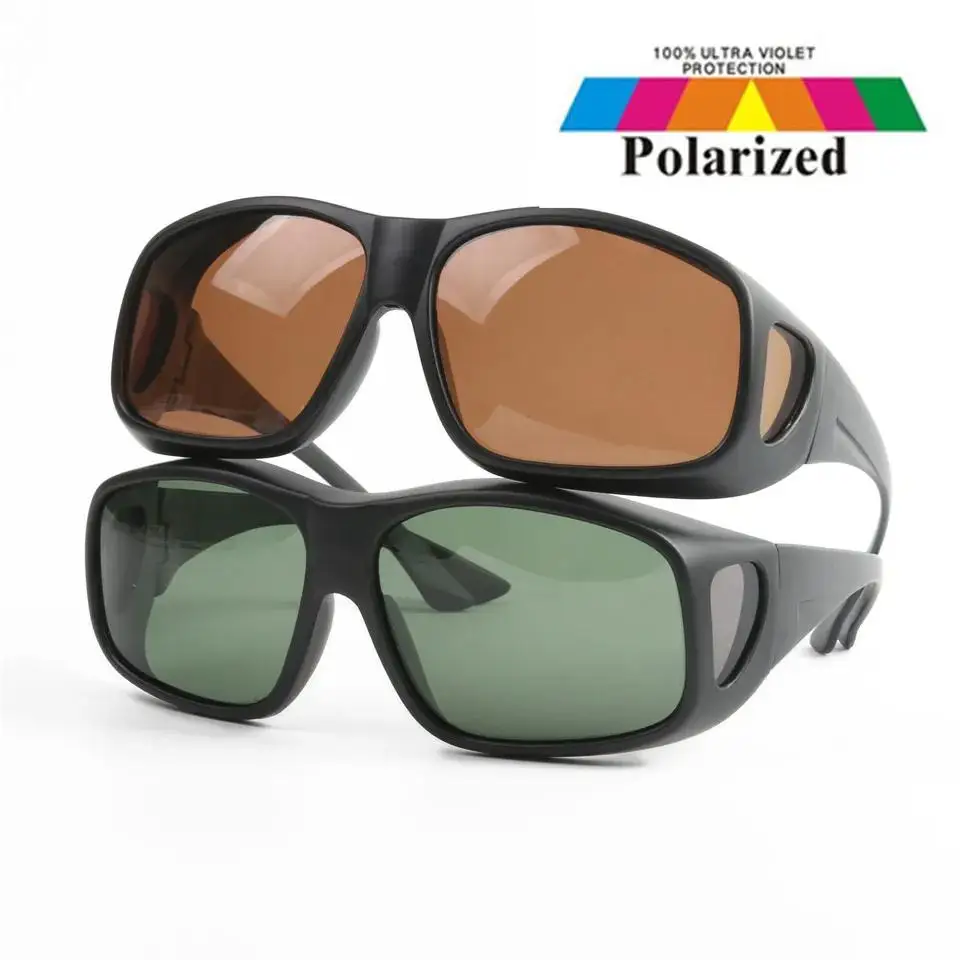MAXIMUMCATCH AP0801E02 Fit Polarized Fishing Sunglasses Clip-On Outdoor Sports Glasses for Enhanced Vision in Sunlight