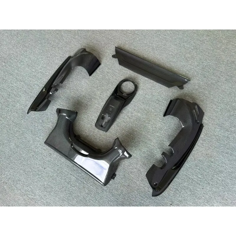 Modified OEM Style 3K Dry Carbon Fiber Engine Compartment protection Cover Kit for 488GTB Convertible Version
