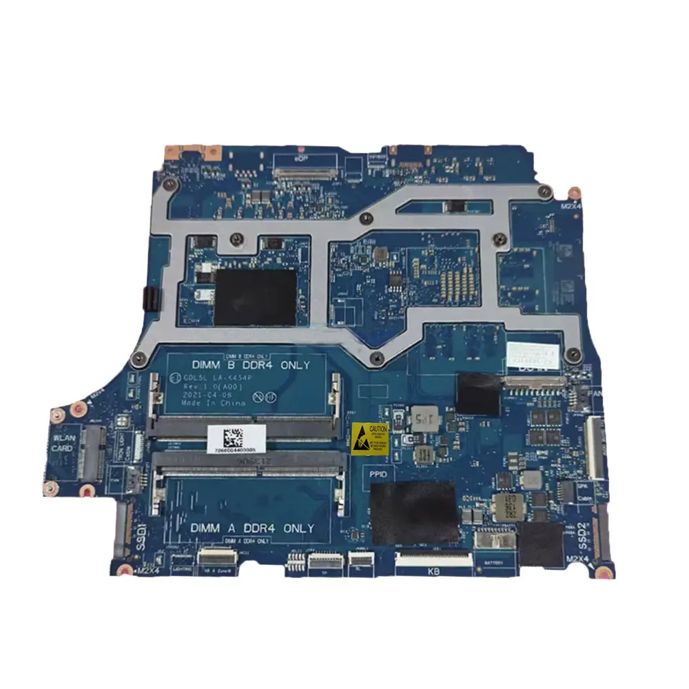 GDL5L LA-K454P with R5-5600H R7-5800H CPU RTX3050/3050TI GPU for Dell Gaming G15 5515 Laptop Motherboard 02N46G 00VT1V 0PGC5N