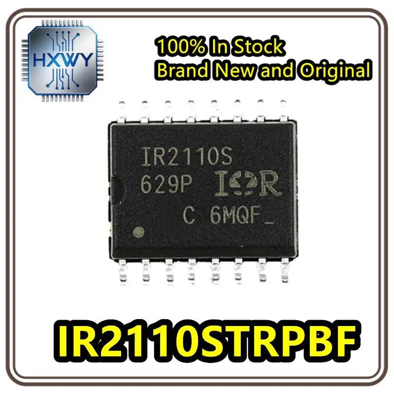 (5/20 pieces) Original IR2110STRPBF IR2110S SOIC-16 500V High-Side and Low-Side Gate Driver IC Chips In Stock