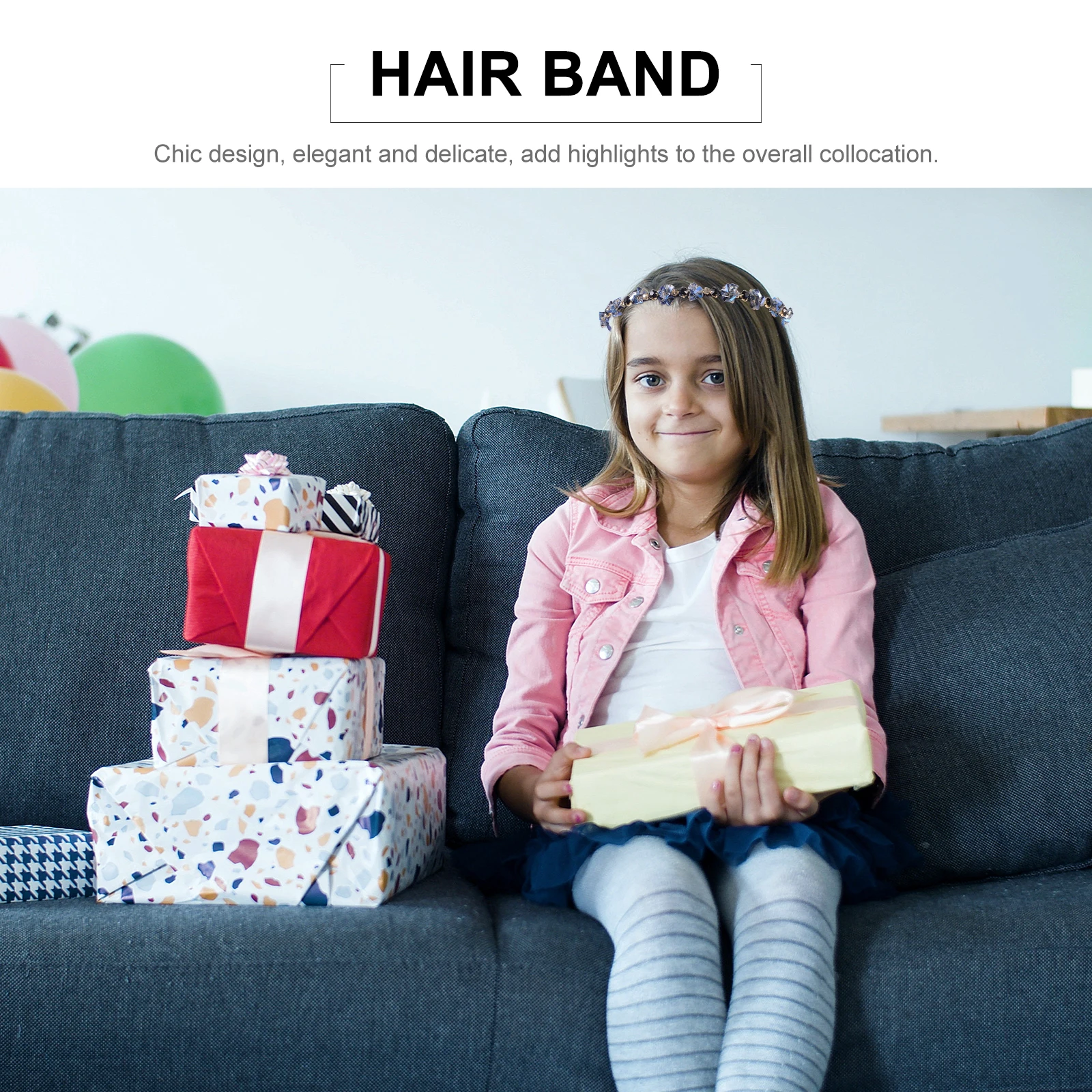 

Rhinestone Headband Delicate Diamond Elegant Hair Band for Weddings Parties Festivals Chic Rhinestone Hair Hoop Women Headdress