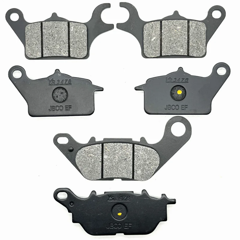 Motorcycle Front and Rear Brake Pads For YAMAHA MWS125C Tricity 125 2017-2024 / ABS 17-21 MWS150-A Tricity155 ABS 17-20 23-24