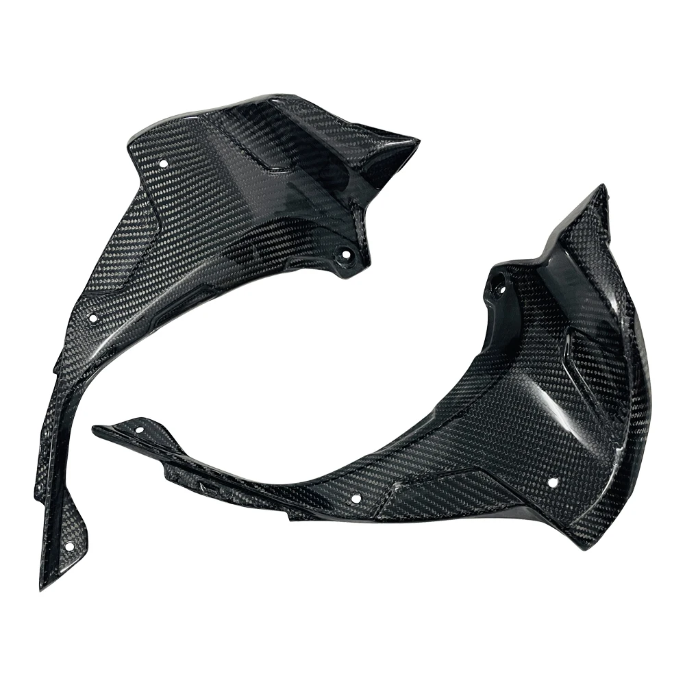 ZX6R NEW For KAWASAKI ZX-6R 2024 Carbon Fiber Motorcycle Accessories Instrument cover Gauge left and right Enclosure accessories