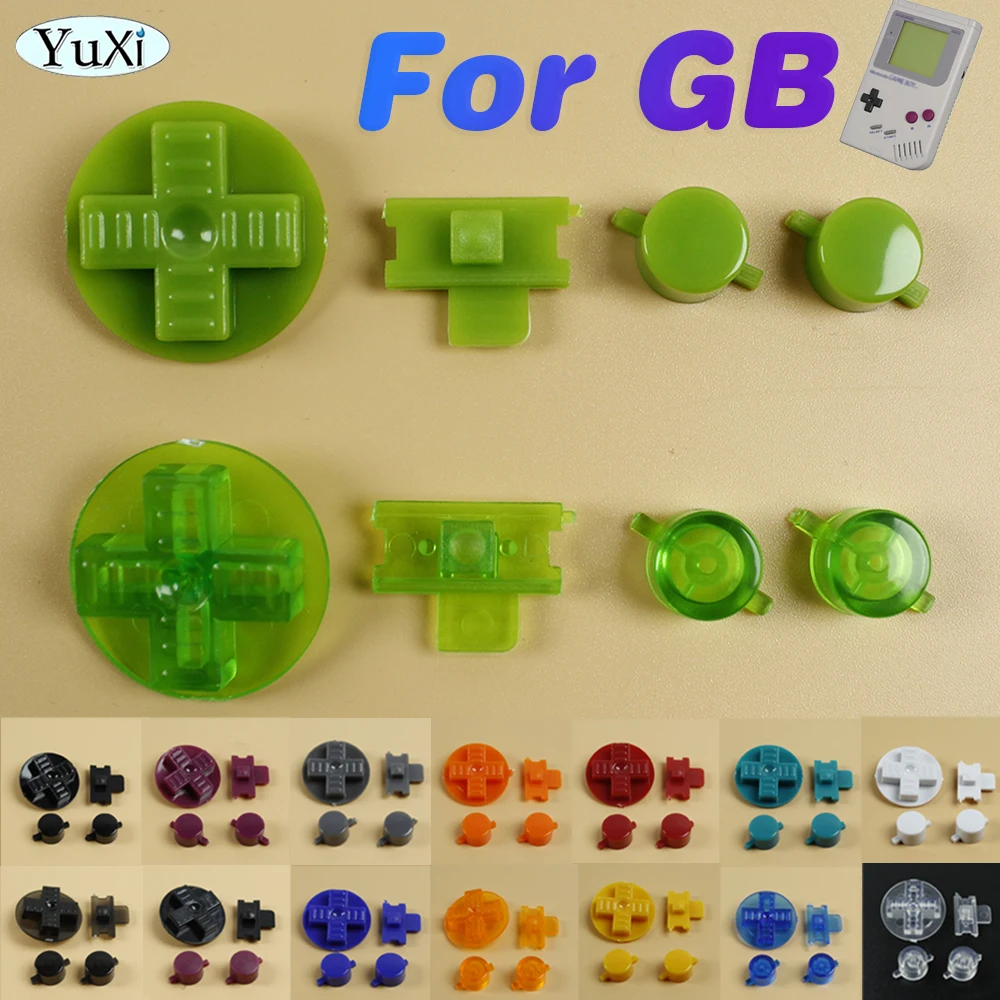 

1Set D-pad AB Button For GameBoy GB Cross Direction Key Plastic Colorful Keypad Kit For Nintend GB Replacement Accessories