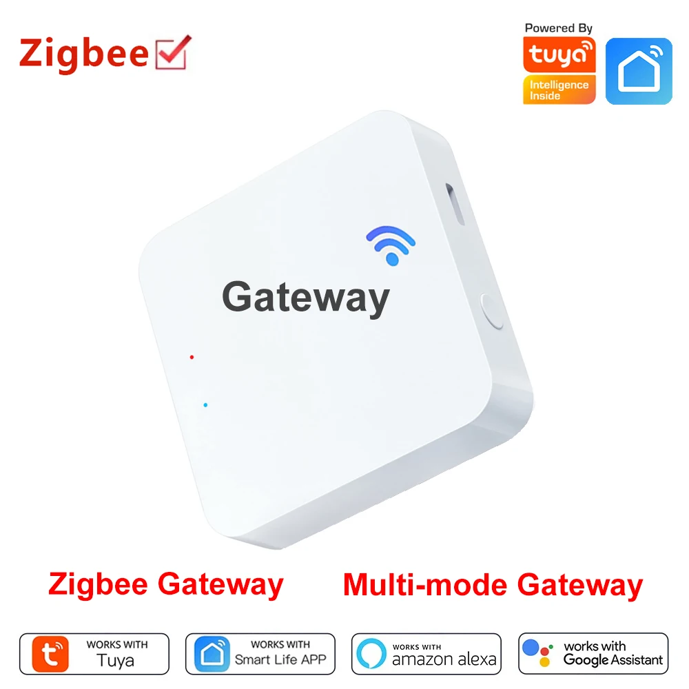 Tuya Zigbee 3.0 Gateway Hub /Multi-mode Gateway Smart Home Wireless Bridge Smart Life APP Remote Control Home Automation Device