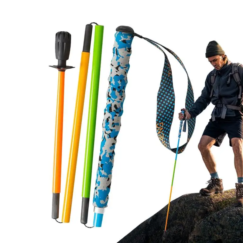 

Trekking Poles Mountaineering Poles 5-Sections Lightweight Carbon Fiber Walking Sticks Hiking Folding Poles Walking Hiking Stick