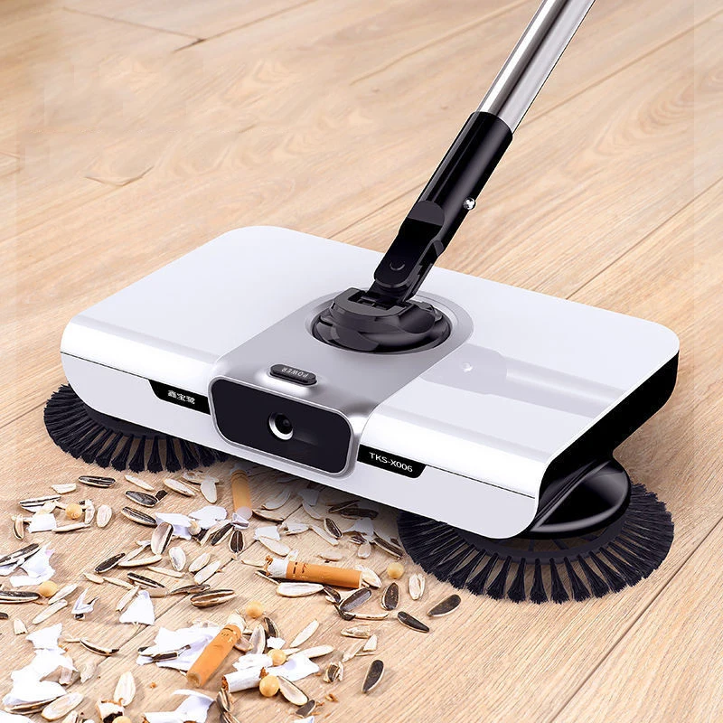 

Household manual sweeper Hand-push soft broom dustpan set combination magic broom sweeping and mopping integrated design