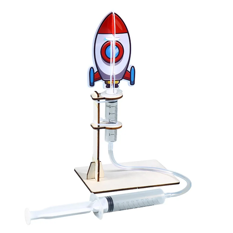 Simulated Rocket Launch Kids Science Toy Funny Technology Physics Dynamic Experiment Educational Toys for Children Learning Toy