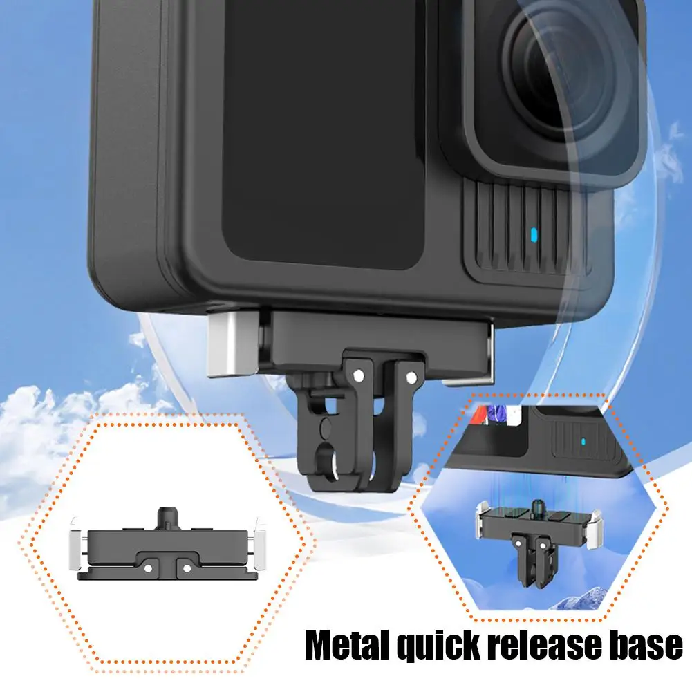 For 13 Magnetic Quick Release Mount Aluminum Mag Latch Adapter For Go Pro 13 Black Accessories