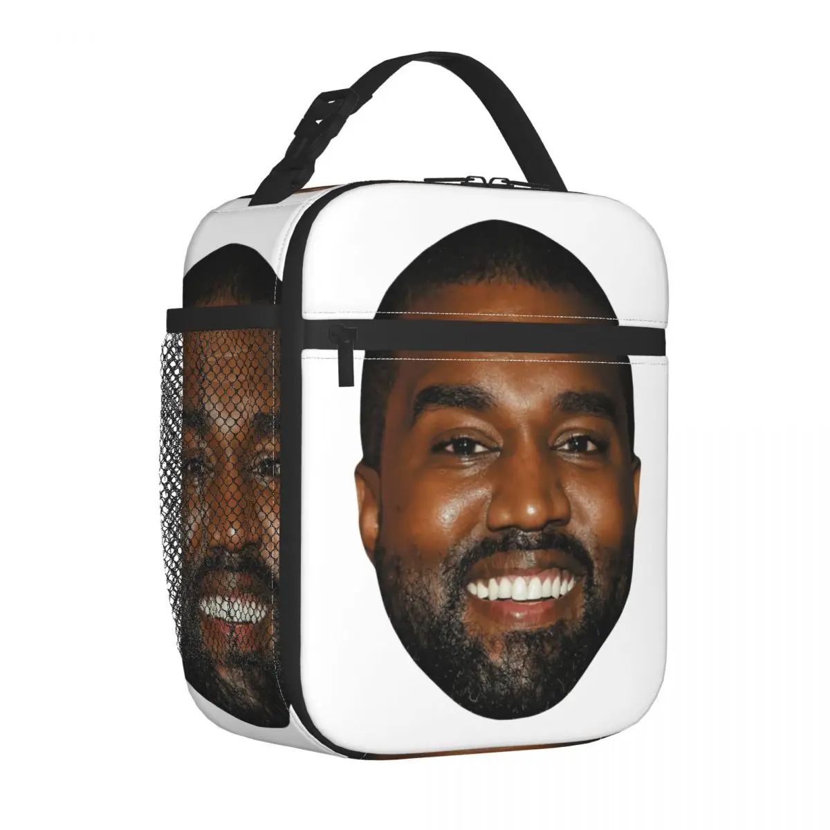 Custom Funny Kanye West Meme Lunch Bag Women Warm Cooler Insulated Lunch Box for Kids School Children