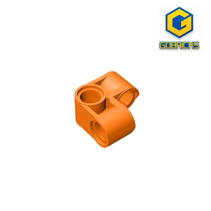 Gobricks GDS-993 tecnico, connettore a Pin verticale 2x2 piegato compatibile con lego 44809 pezzi di bambini fai da te