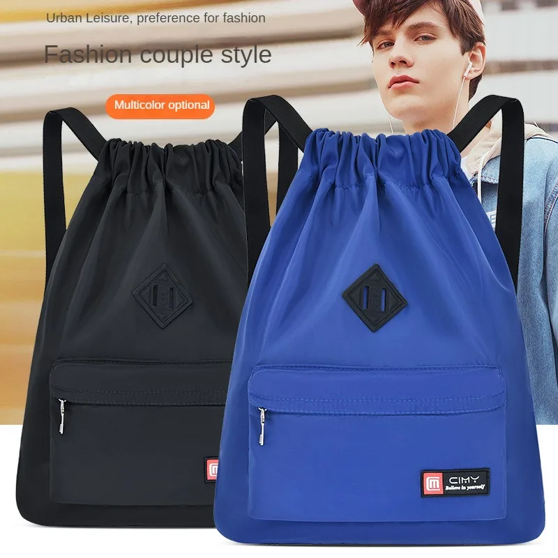 Borsa da viaggio all\'aperto per borsa da scuola Casual di grande capacità con tasca impermeabile portatile con coulisse