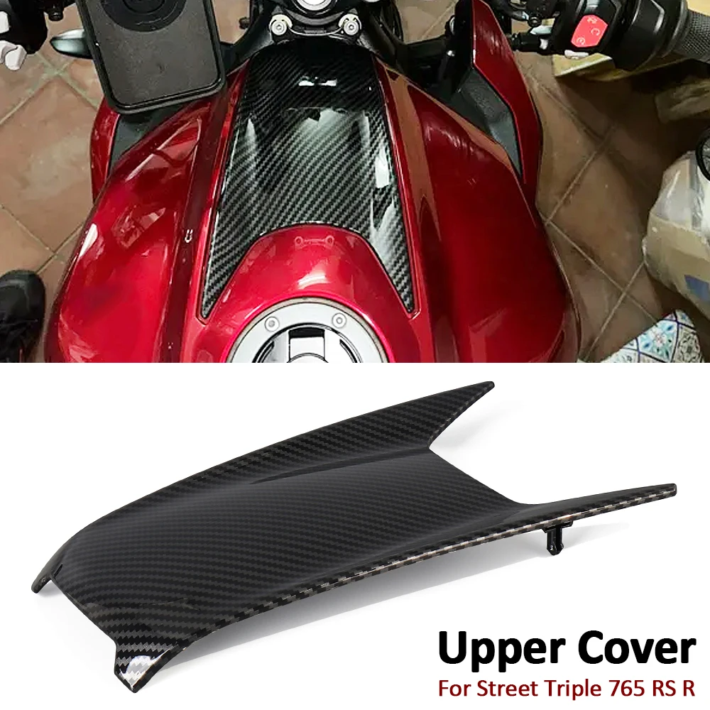 

New For Street Triple 765 R RS 765R 765RS Moto2 2023 2024 Motorcycle Fuel Tank Air Box Front Upper Cover Fairing Cowl Spoiler