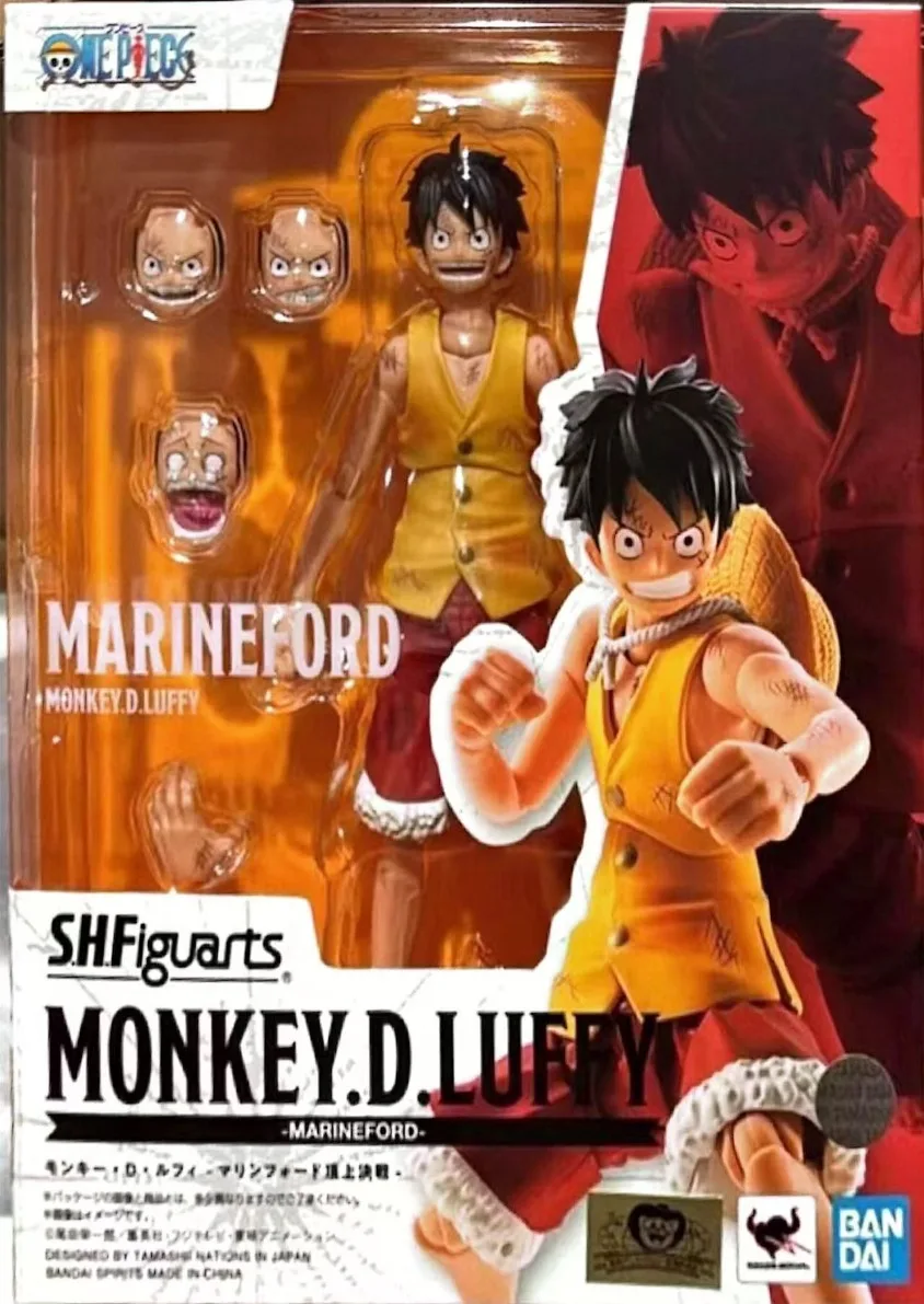 

BANDAI S.H.Figuarts Monkey D. Luffy Marineford Battle Ver. Action Figure One Piece