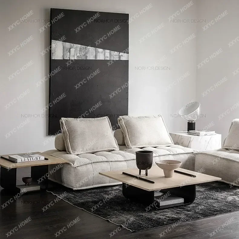 N Nordic Master Minimalist Creative Design Solid Wood Modern Coffee Table Square Living Room Side Table Corner Table