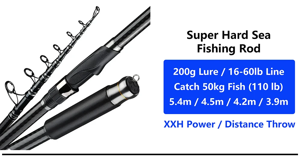 MH H 2 Rod Tips,Super Hard Carbon Fiber Lure Rod,2.7m 3m,Spinning / Casting,Distance Throwing,Carp Trout Predator Fishing Rod