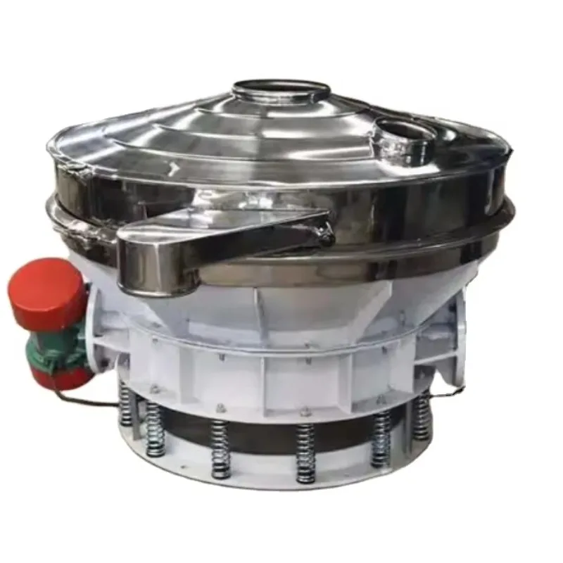 RUIDIS-800 White Vibrating Screen Chemical Branch Machine Impurity Removal Circular Double Motor Large-Output Screening